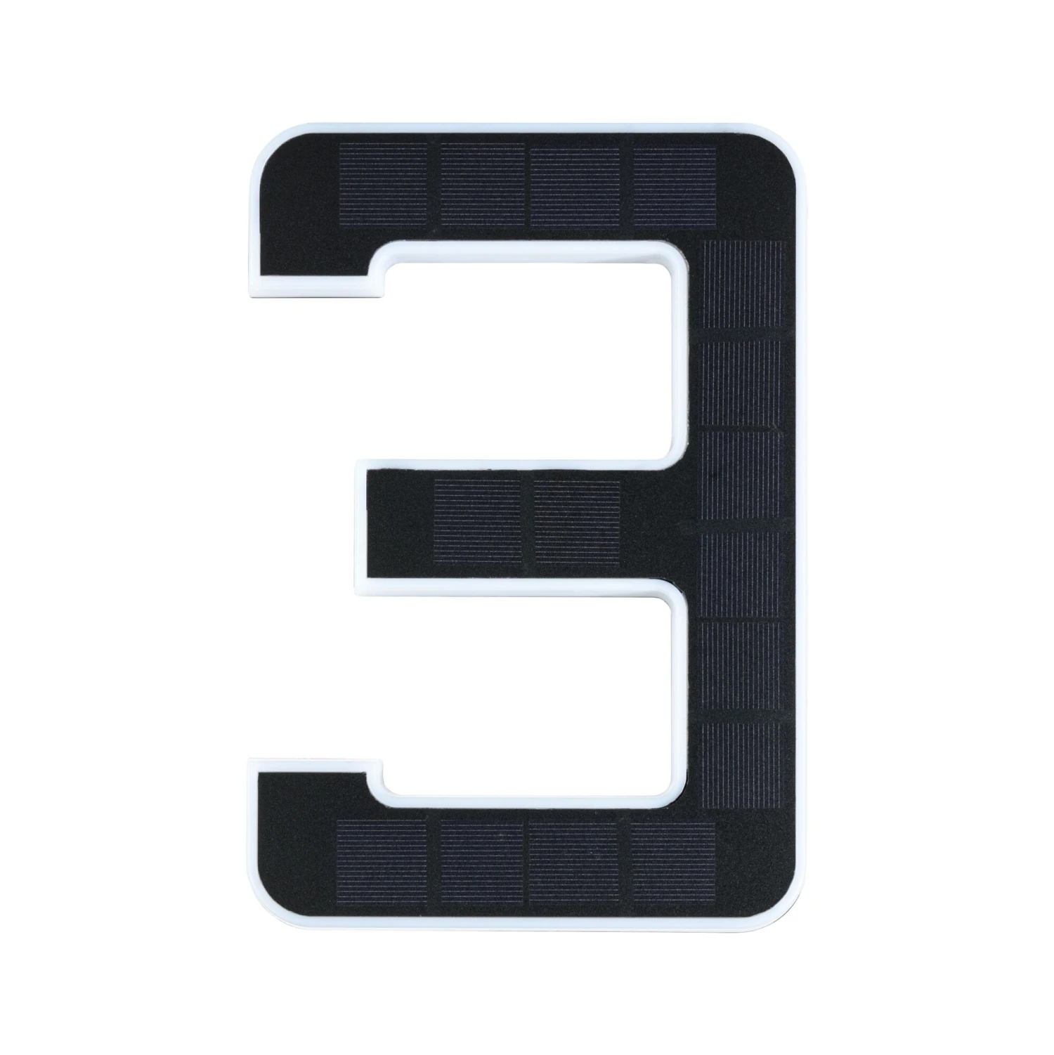 Paulmann Solar LED Hausnummernleuchte LED Hausnummernleuchte Inkl. Wechselbarer Akku Nummer 3 Inkl. Wechselbarer Akku IP44 3000K 6lm Schwarz - Image 8