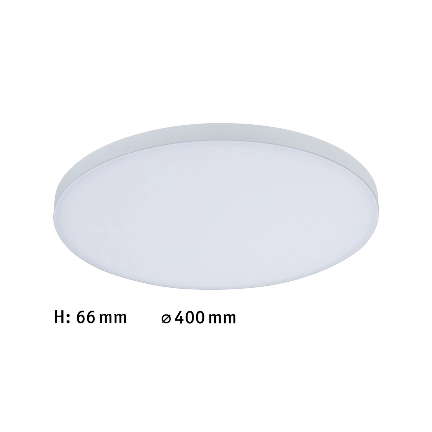 Paulmann LED Panel Velora Rund 400mm 19W 2130lm White Switch Weiß - Image 2