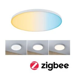 Paulmann LED Panel Smart Home Zigbee 3.0 Velora Rund 400mm 22W 2200lm Tunable White Weiß Dimmbar