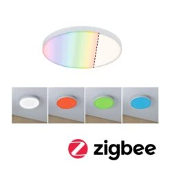 Paulmann LED Panel Smart Home Zigbee 3.0 Velora Rund 300mm 16,5W 1600lm RGBW Weiß Dimmbar