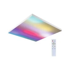 Paulmann LED Panel Velora Rainbow DynamicRGBW Eckig 595x595mm 31W 2820lm 3000 - 6500K Weiß Dimmbar