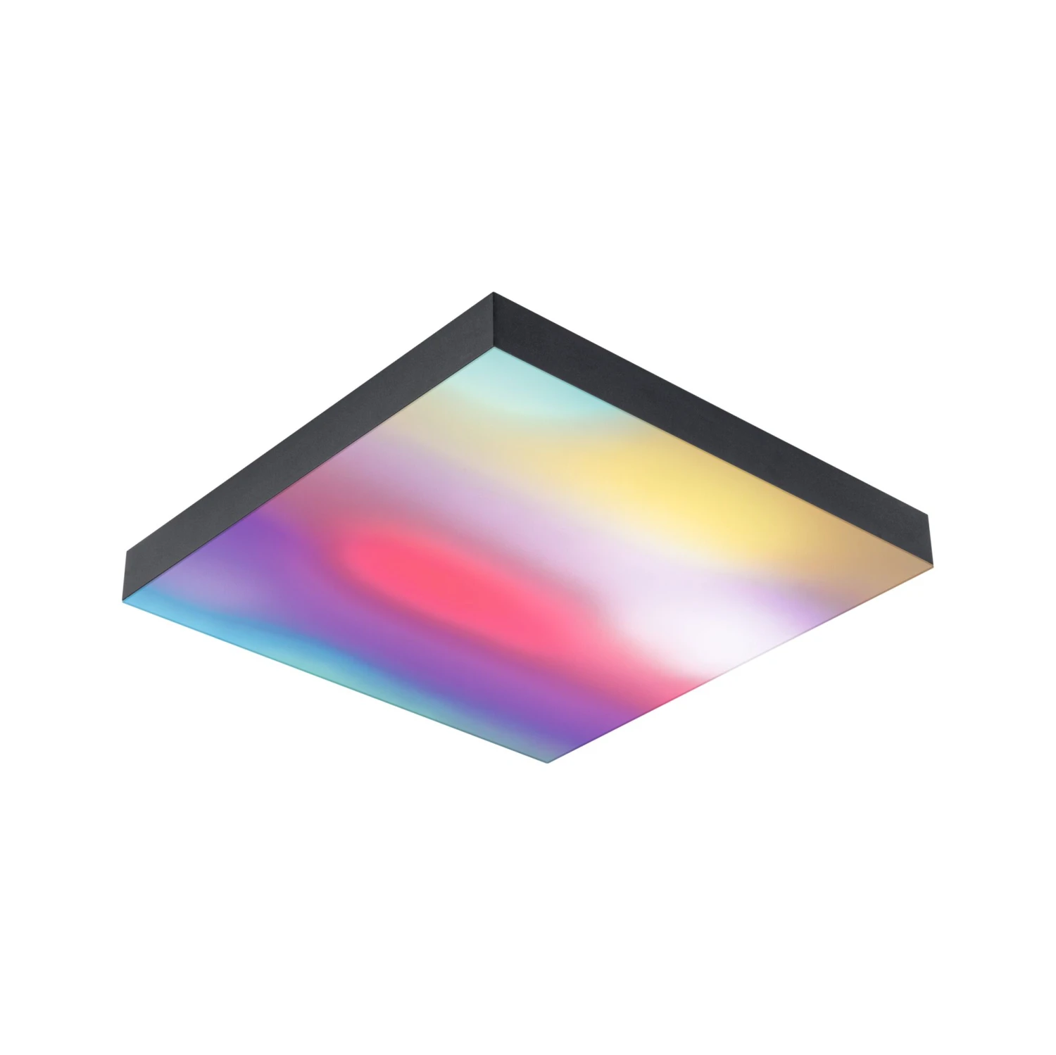 Paulmann LED Panel Velora Rainbow DynamicRGBW Eckig 295x295mm 13,2W 1140lm 3000 - 6500K Schwarz Dimmbar - Image 8