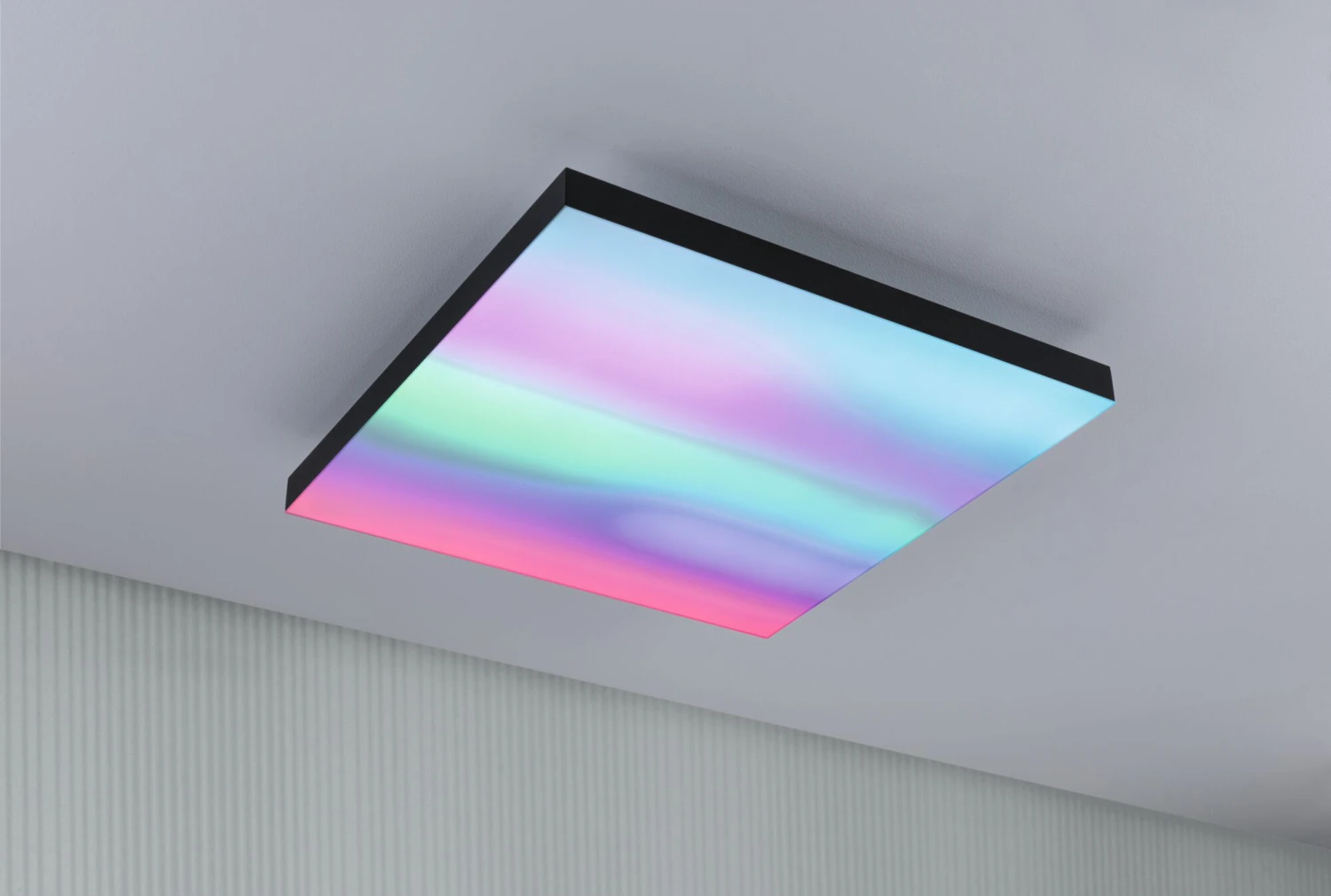 Paulmann LED Panel Velora Rainbow DynamicRGBW Eckig 450x450mm 19W 1690lm 3000 - 6500K Schwarz Dimmbar - Image 4