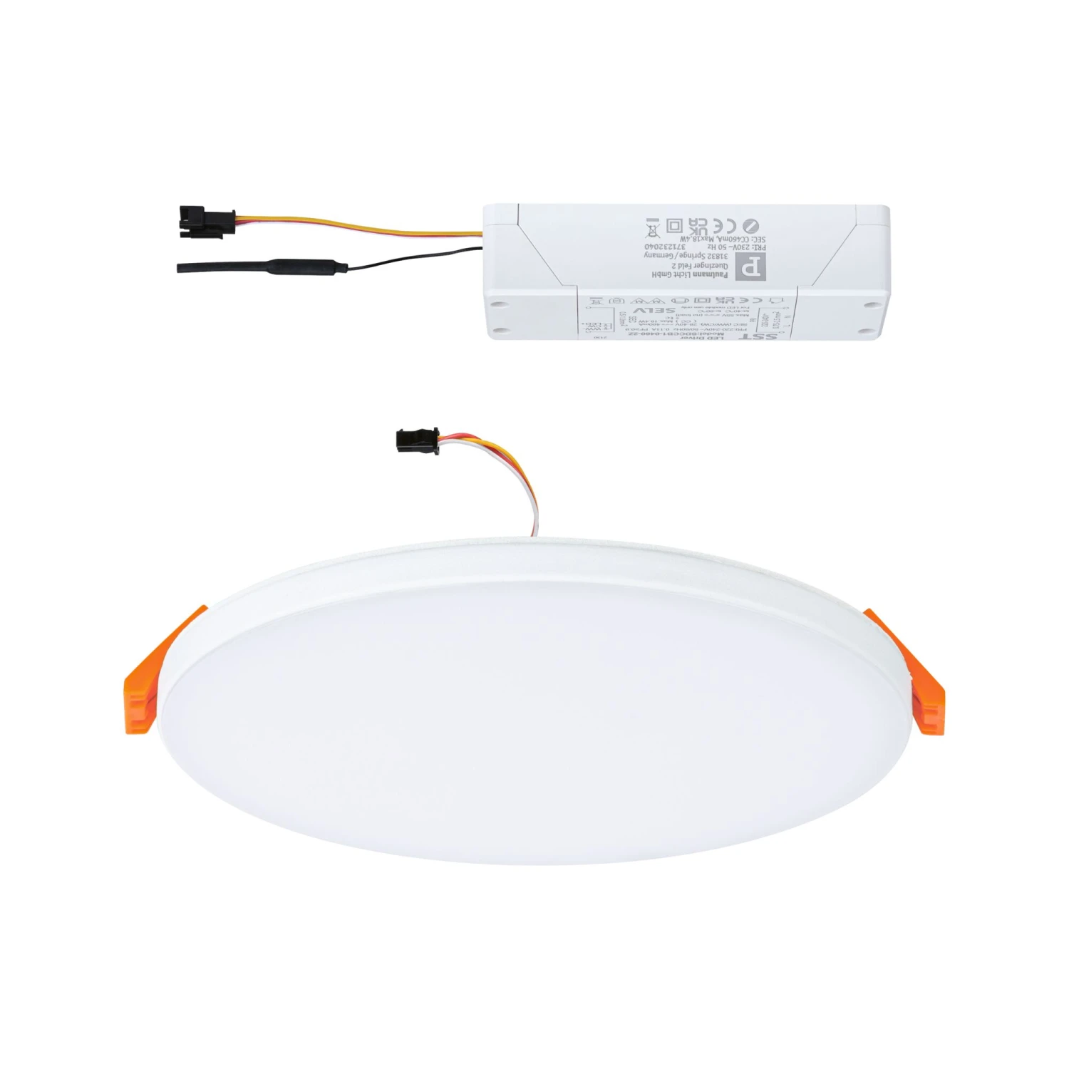 Paulmann VariFit LED Einbaupanel Smart Home Zigbee 3.0 Veluna Edge IP44 Rund 160mm 15,5W 1000lm Tunable White Weiß Dimmbar – Bild 9
