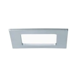 Paulmann LED Einbaupanel LED Einbaupanel IP44 Eckig 115x115mm 6W 390lm 4000K Chrom Matt