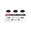 Paulmann Einbauleuchte Choose Basisset Schwenkbar Rund 84mm 50° Max. 3x10W Dimmbar Schwarz Matt