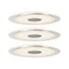 Paulmann Premium LED Einbauleuchte Whirl Basisset Rund 150mm 3x6,9W 3x450lm 230V 3000K Alu Gedreht/Satin