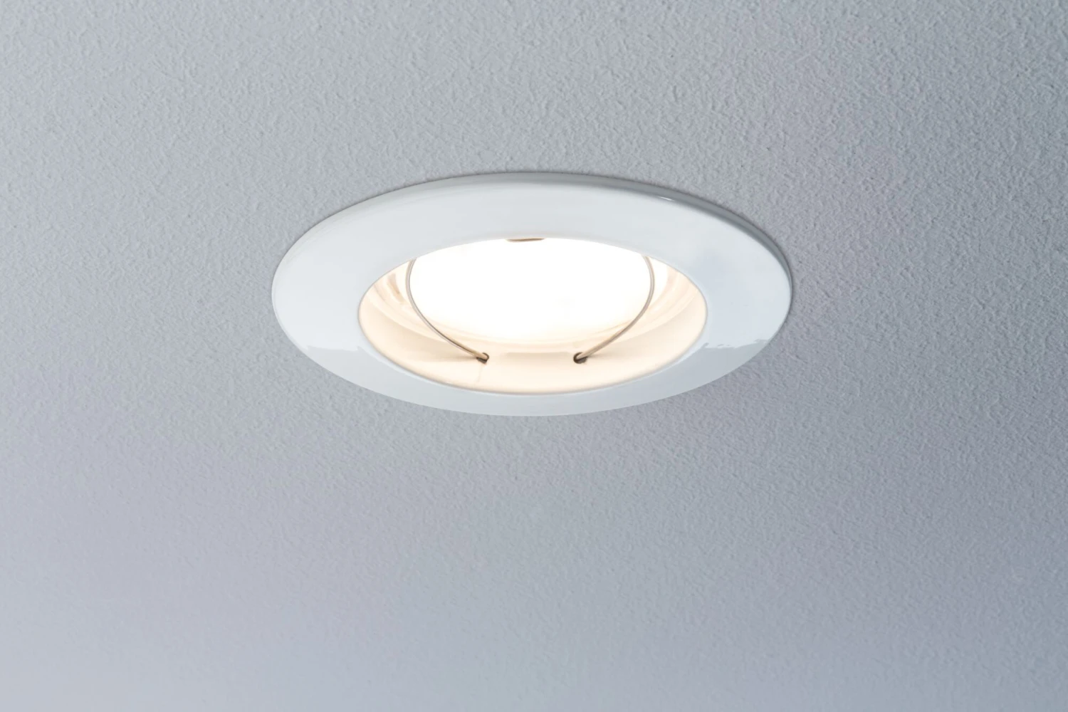 Paulmann LED Einbauleuchte Warmweiß Coin IP44 Rund 79mm Coin 3x6,8W 3x380lm 230V Dimmbar 2700K Weiß Matt/Satin - Image 3