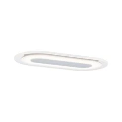 Paulmann Premium LED Einbauleuchte Whirl Einzelleuchte Rund 230x115mm 5,8W 220lm 230V Dimmbar 3000K Alu Gedreht/Satin