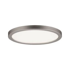 Paulmann LED Einbaupanel Areo IP44 Rund 120mm 6,5W 418lm 3000K Nickel Matt Dimmbar