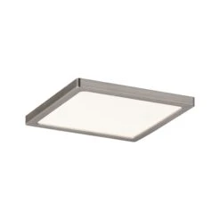 Paulmann LED Einbaupanel Areo IP44 Eckig 120x120mm 6,5W 418lm 3000K Nickel Matt Dimmbar