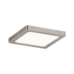 Paulmann LED Einbaupanel Areo Eckig 80x80mm 5W 390lm 3000K Nickel Matt