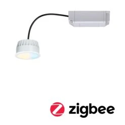 Paulmann LED Modul Einbauleuchte Smart Home Zigbee 3.0 Tunable White Coin Rund 50mm Coin 6W 470lm 230V Dimmbar Tunable White Satin