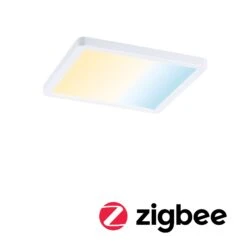 Paulmann VariFit LED Einbaupanel Smart Home Zigbee Areo IP44 Eckig 175x175mm 13W 1200lm Tunable White Weiß Dimmbar