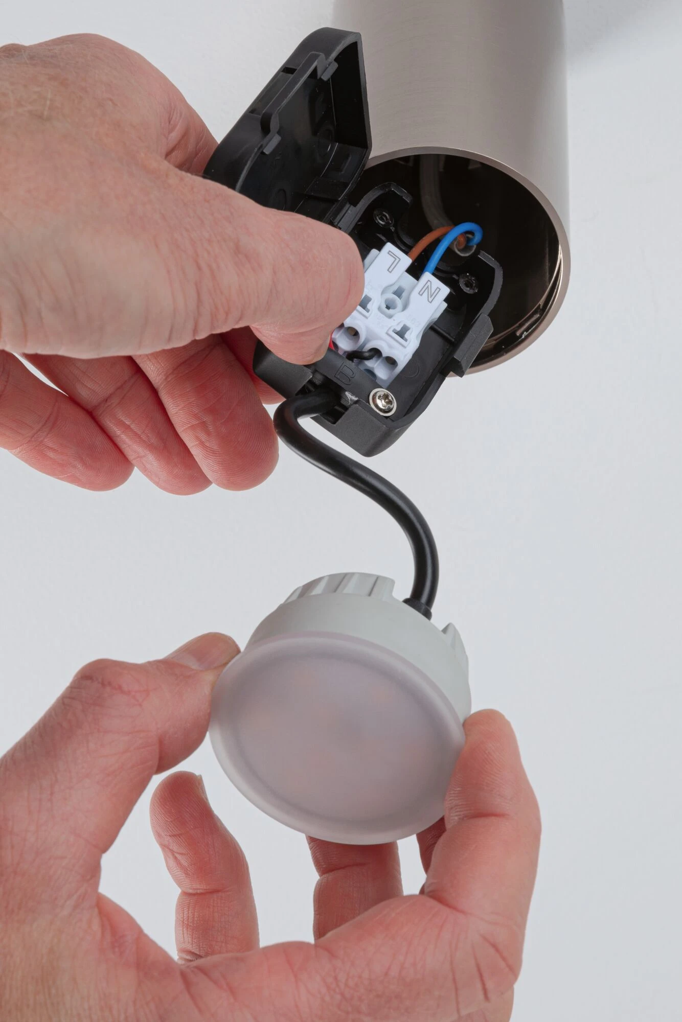 Paulmann LED Deckenleuchte 3-Step-Dim Barrel 2700K 470lm 230V 6W Dimmbar Eisen Gebürstet - Image 7