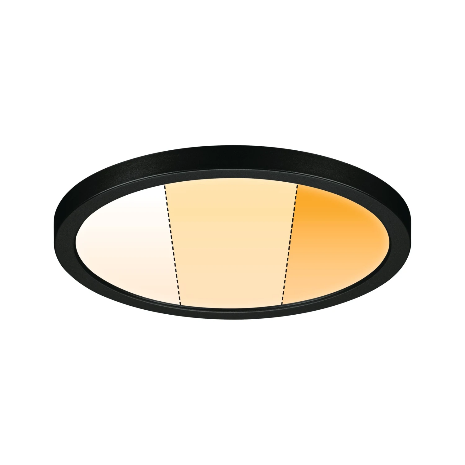Paulmann VariFit LED Einbaupanel Dim To Warm Areo IP44 Rund 175mm 13W 1200lm 3 Step Dim To Warm Schwarz Dimmbar – Bild 4