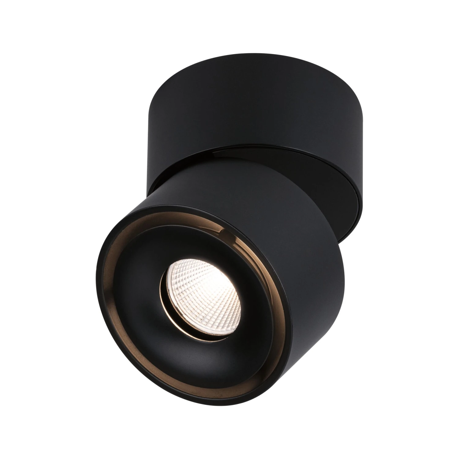 Paulmann LED Deckenleuchte Spircle 78mm 8W 550lm 230V 3000K Schwarz Matt - Image 2