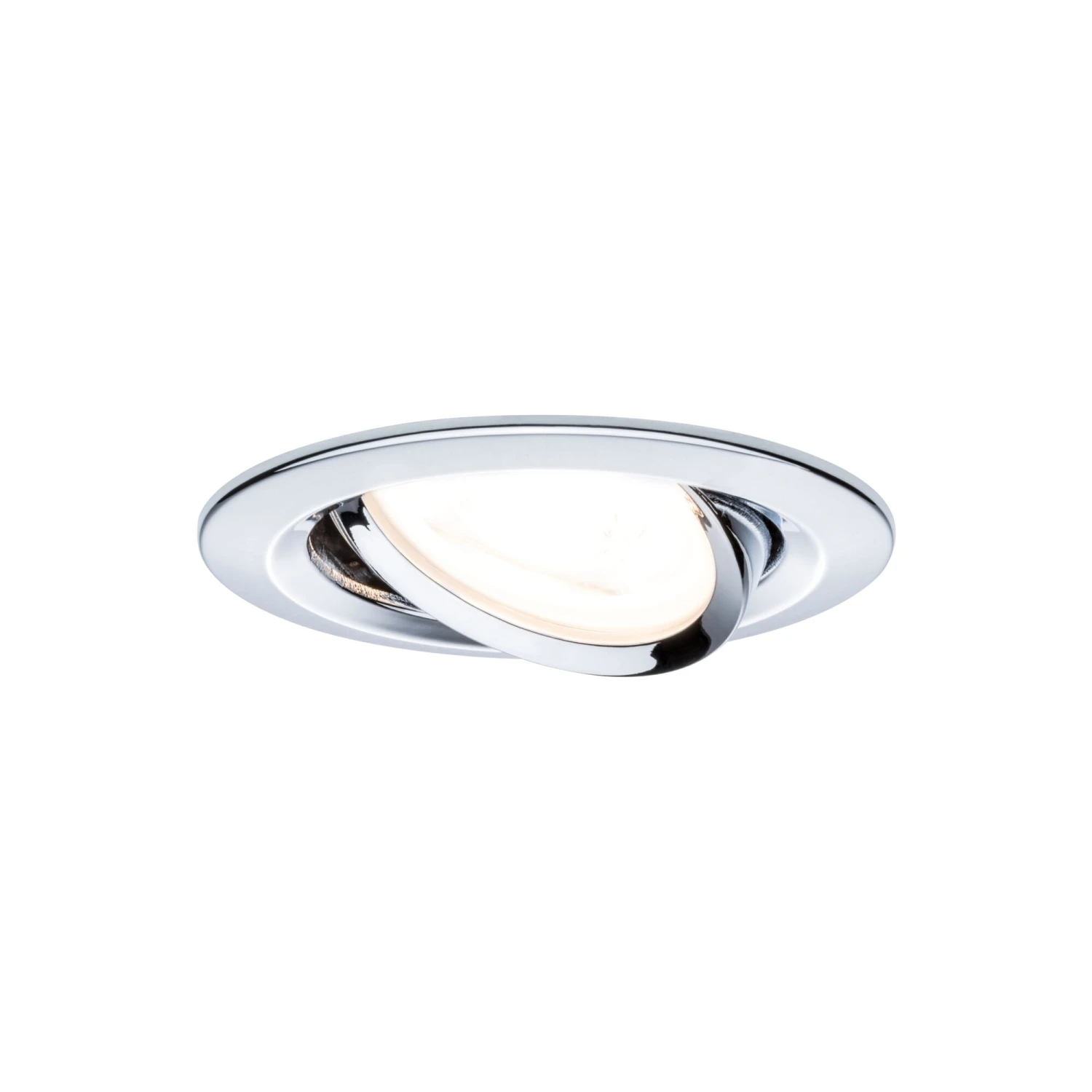 Paulmann LED Einbauleuchte Nova Basisset Schwenkbar Rund 84mm 50° GU10 3x6,5W 3x460lm 230V 2700K Chrom - Image 6