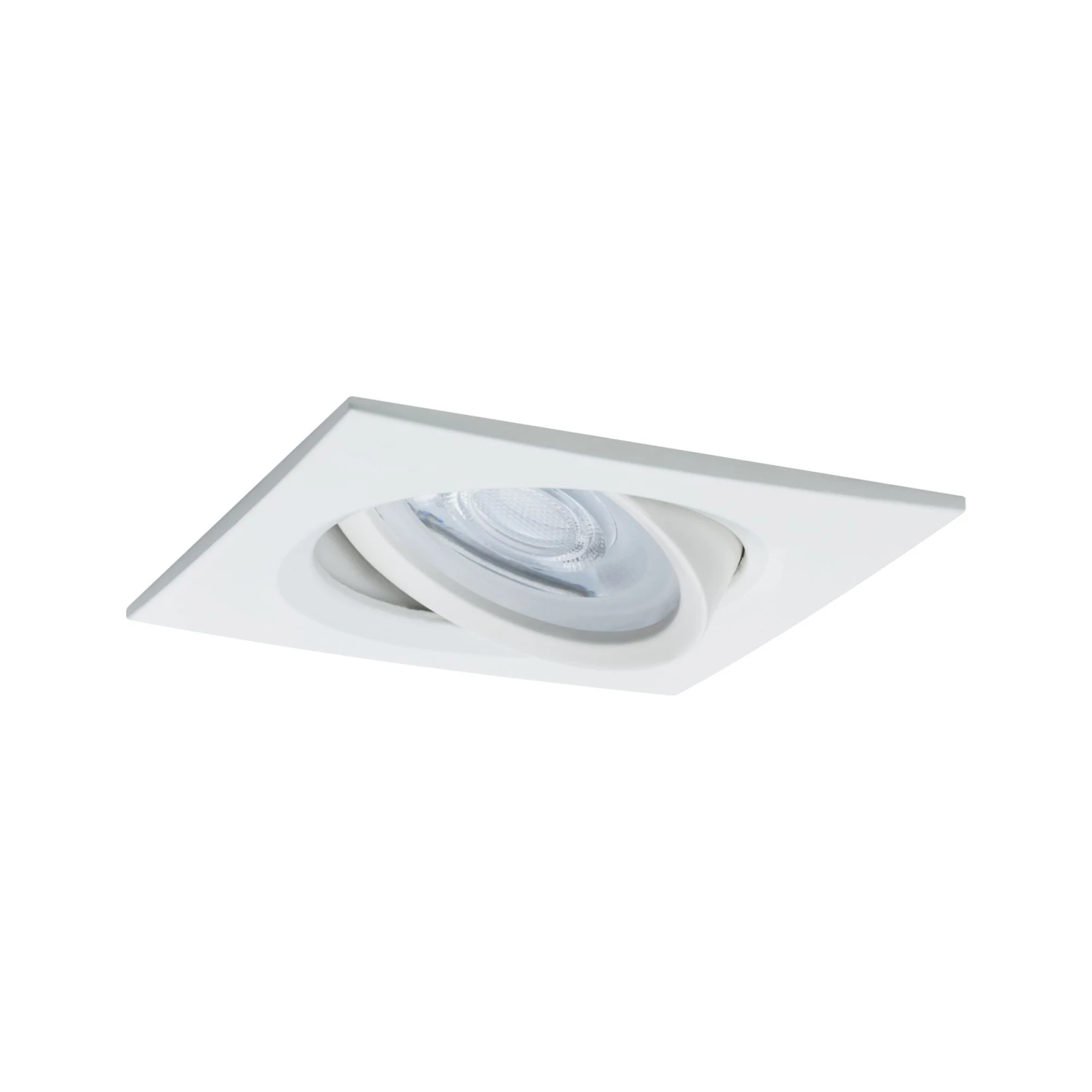Paulmann LED Einbauleuchte Nova Basisset Schwenkbar Eckig 84x84mm 50° GU10 3x6,5W 3x460lm 230V 2700K Weiß Matt - Image 5