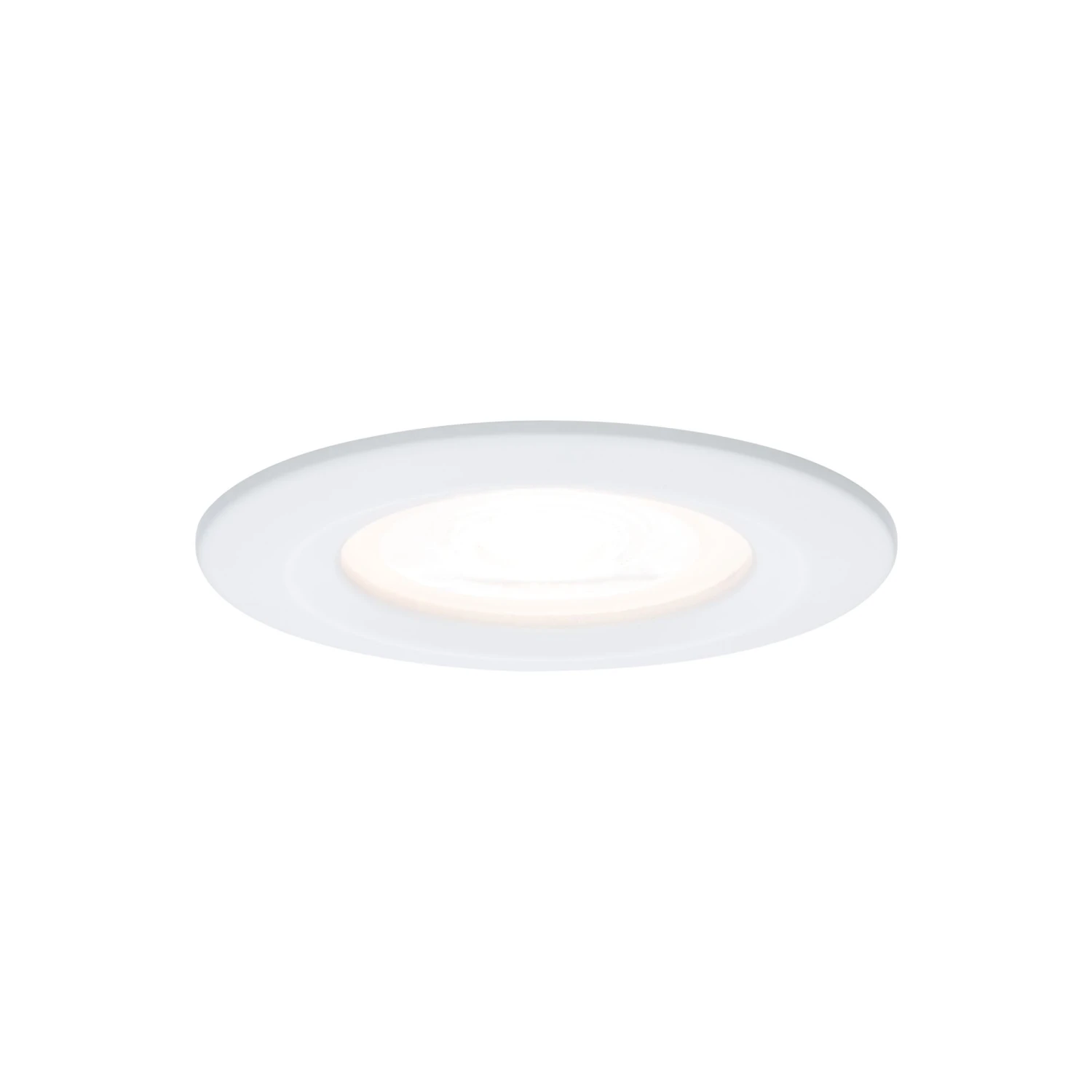 Paulmann LED Einbauleuchte Nova Basisset Starr IP44 Rund 78mm GU10 3x6,5W 3x460lm 230V 2700K Weiß Matt - Image 5