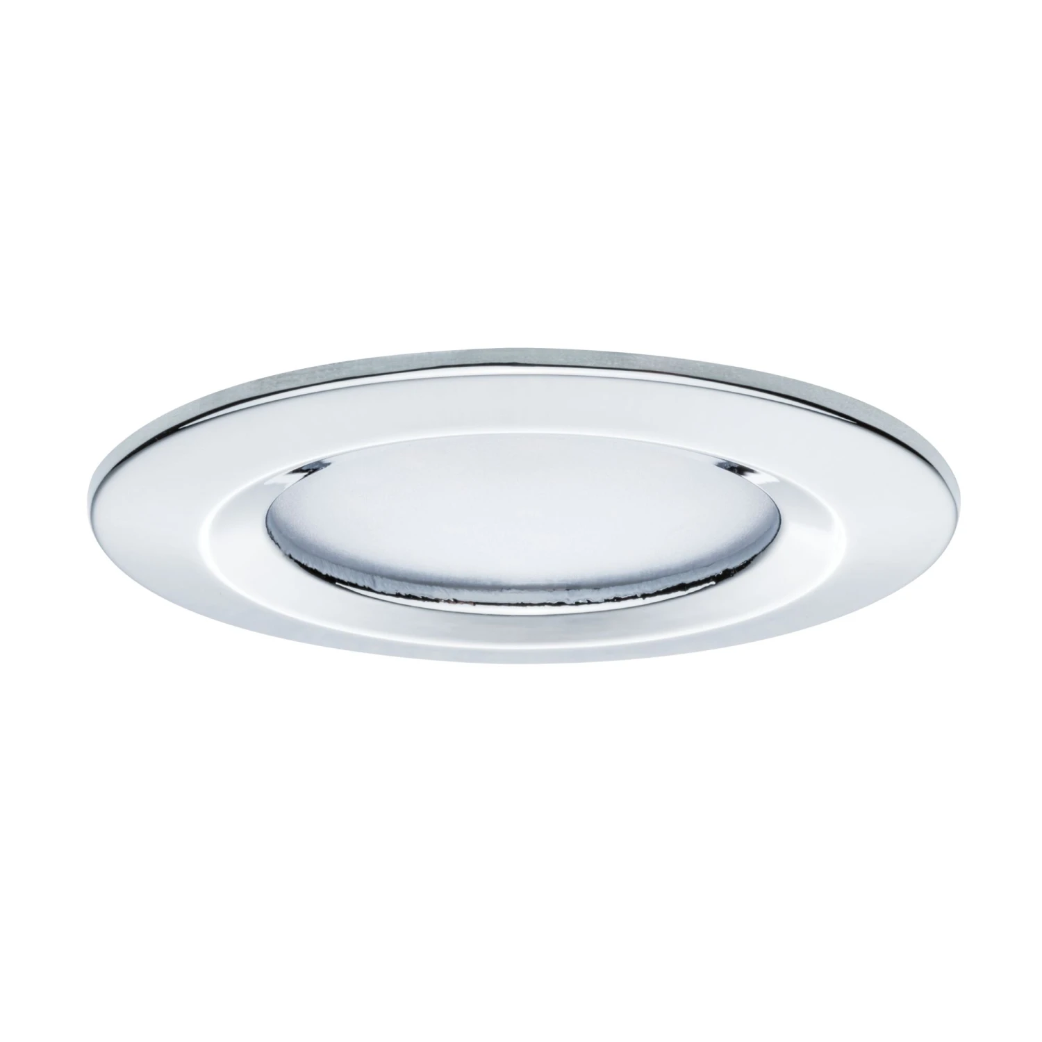 Paulmann LED Einbauleuchte Nova Basisset Starr IP44 Rund 78mm GU10 3x6,5W 3x460lm 230V 2700K Chrom - Image 6