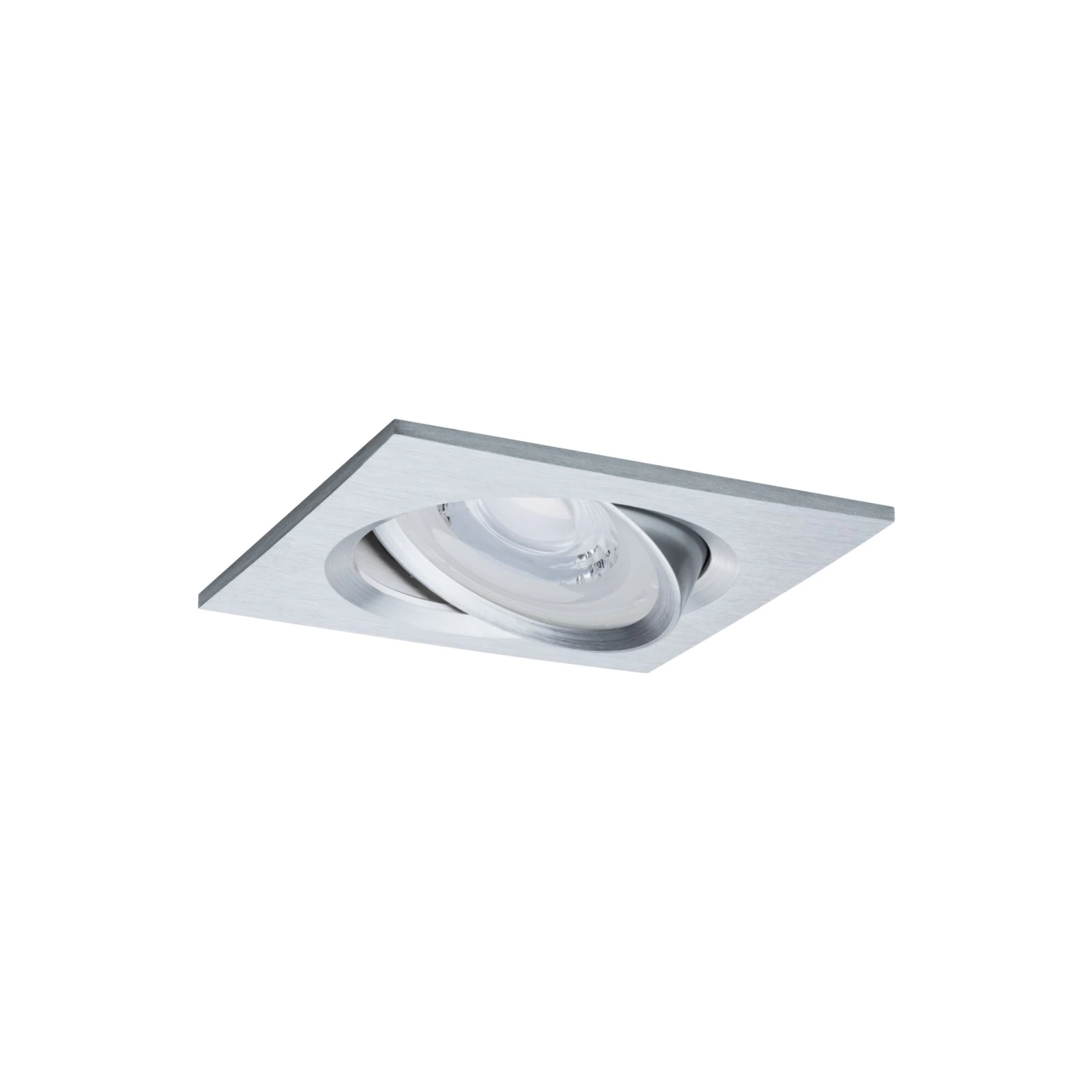 Paulmann LED Einbauleuchte 3-Step-Dim Nova Basisset Schwenkbar Eckig 84x84mm 50° GU10 3x6,5W 3x460lm 230V Dimmbar 2700K Alu Gedreht - Image 5