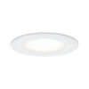 Paulmann LED Einbauleuchte 3-Step-Dim Nova Starr IP44 Rund 78mm GU10 6,5W 460lm 230V Dimmbar 2700K Weiß Matt