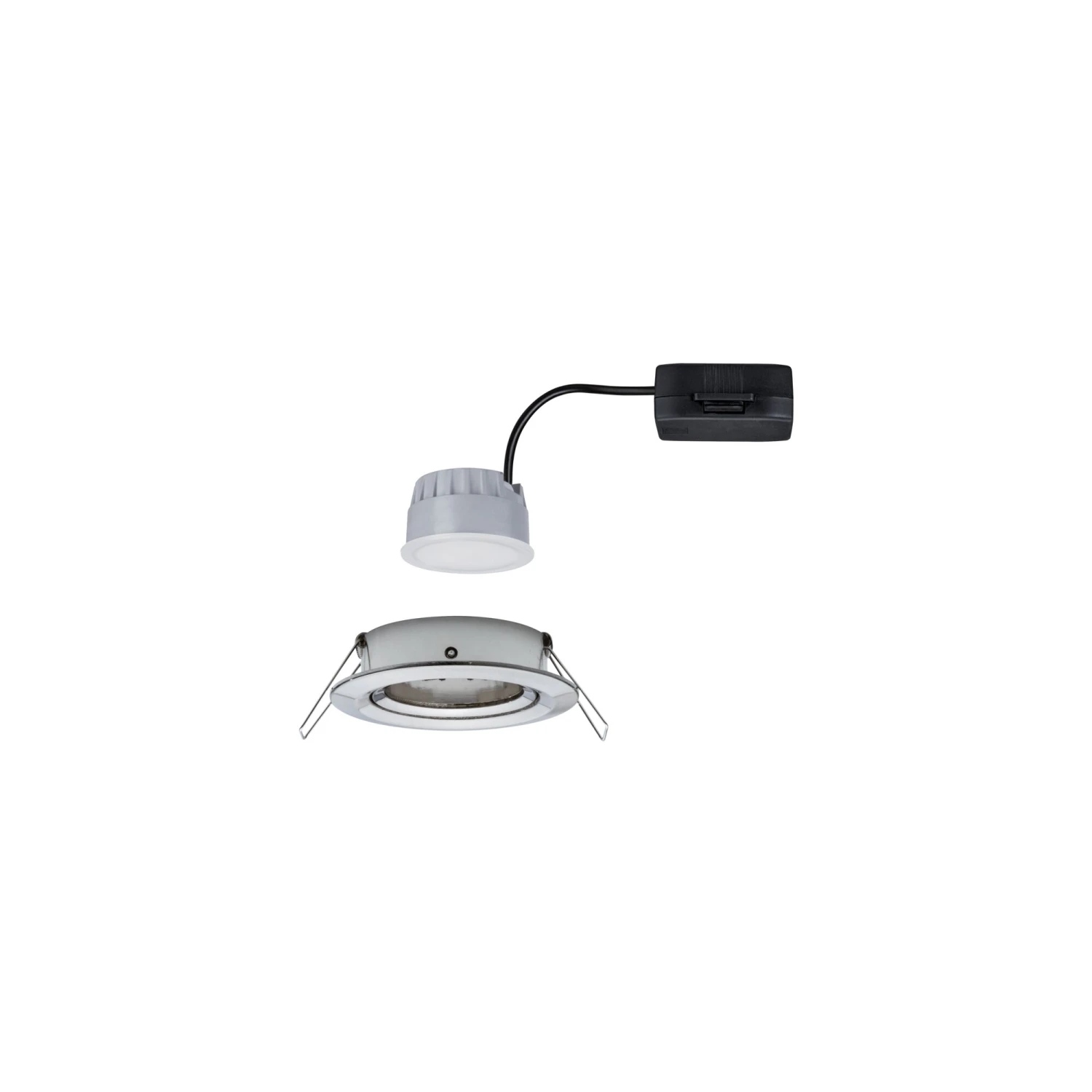 Paulmann LED Einbauleuchte 3-Step-Dim Nova Coin Schwenkbar Rund 84mm 50° Coin 6W 470lm 230V Dimmbar 2700K Eisen Gebürstet - Image 5