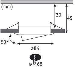 Paulmann LED Einbauleuchte 3-Step-Dim Nova Coin Basisset Schwenkbar Rund 84mm 50° Coin 3x6W 3x470lm 230V Dimmbar 2700K Eisen Gebürstet - Image 2