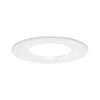 Paulmann LED Einbauleuchte 3-Step-Dim Nova Coin Starr IP44 Rund 78mm Coin 6W 470lm 230V Dimmbar 2700K Weiß Matt