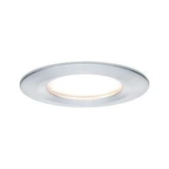 Paulmann LED Einbauleuchte 3-Step-Dim Nova Coin Starr IP44 Rund 78mm Coin 6W 470lm 230V Dimmbar 2700K Alu Gedreht
