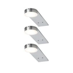 Paulmann LED Unterschrankleuchte Setup 3x3,5W 50x200mm 3x420lm 230V Rund Eisen Gebürstet