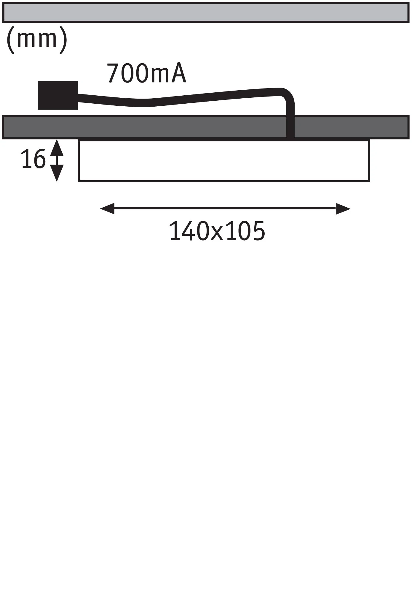 Paulmann LED Unterschrankleuchte Vane 2x8W 105x140mm 2x430lm 230/12V Eckig Weiß Matt - Image 3