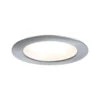 Paulmann LED Möbeleinbauleuchten Micro Line Mini Rund 35mm 5x0,4W 5x20lm 230/12V 2700K Eisen Gebürstet