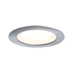 Paulmann LED Möbeleinbauleuchten Micro Line Mini Rund 35mm 5x0,4W 5x20lm 230/12V 2700K Eisen Gebürstet