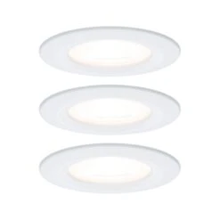 Paulmann Einbauleuchte LED Nova Rund 3x5,5W GU10 Weiß Matt Starr