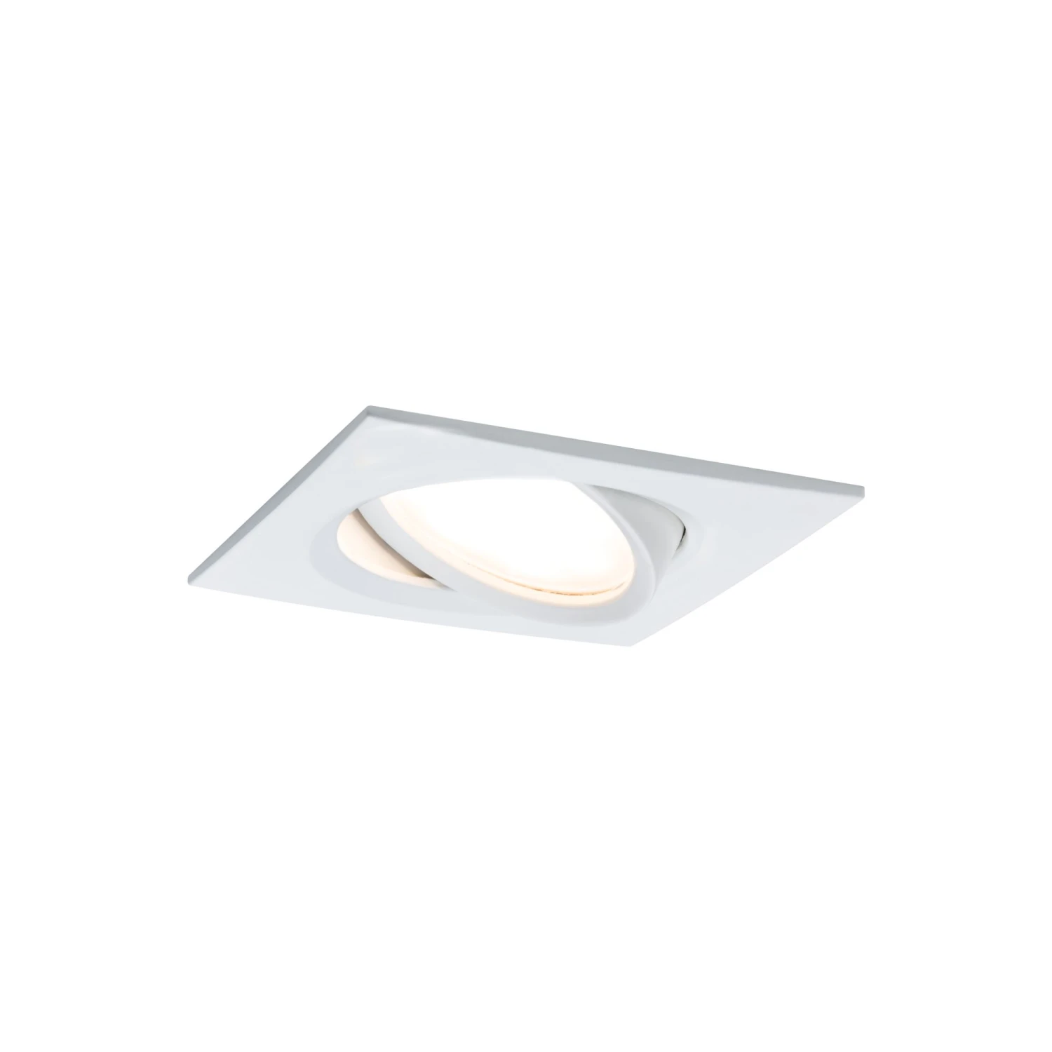 Paulmann LED Einbauleuchte Nova Plus Coin Basisset Schwenkbar Eckig 84x84mm 50° Coin 3x6W 3x470lm 230V Dimmbar 2700K Weiß Matt - Image 4