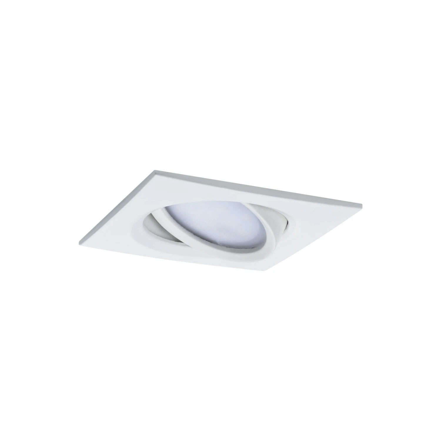 Paulmann LED Einbauleuchte Nova Plus Coin Basisset Schwenkbar Eckig 84x84mm 50° Coin 3x6W 3x470lm 230V Dimmbar 2700K Weiß Matt - Image 5