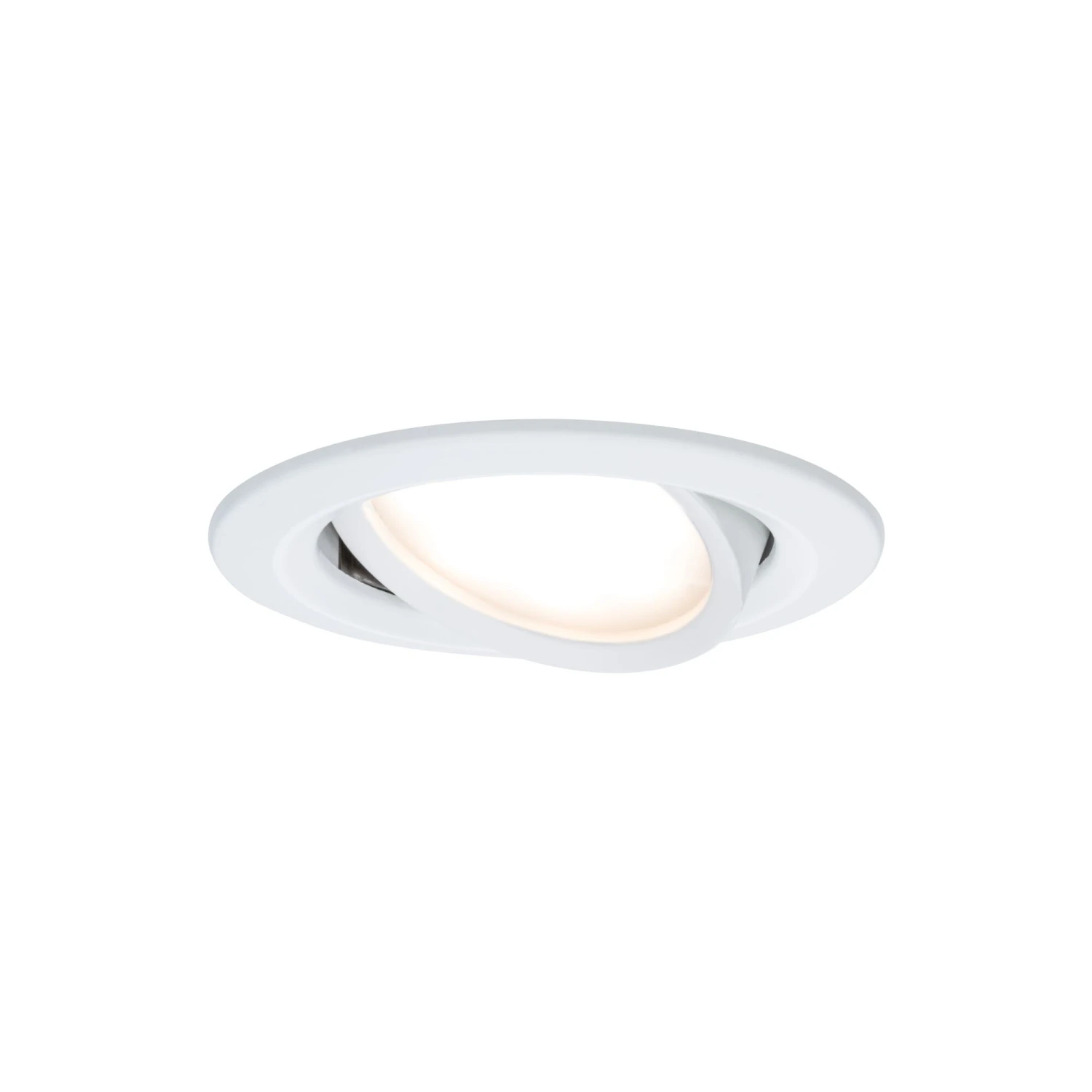 Paulmann LED Einbauleuchte Nova Plus Coin Basisset Schwenkbar IP65 Rund 93mm 30° Coin 3x6W 3x470lm 230V Dimmbar 2700K Weiß Matt - Image 3