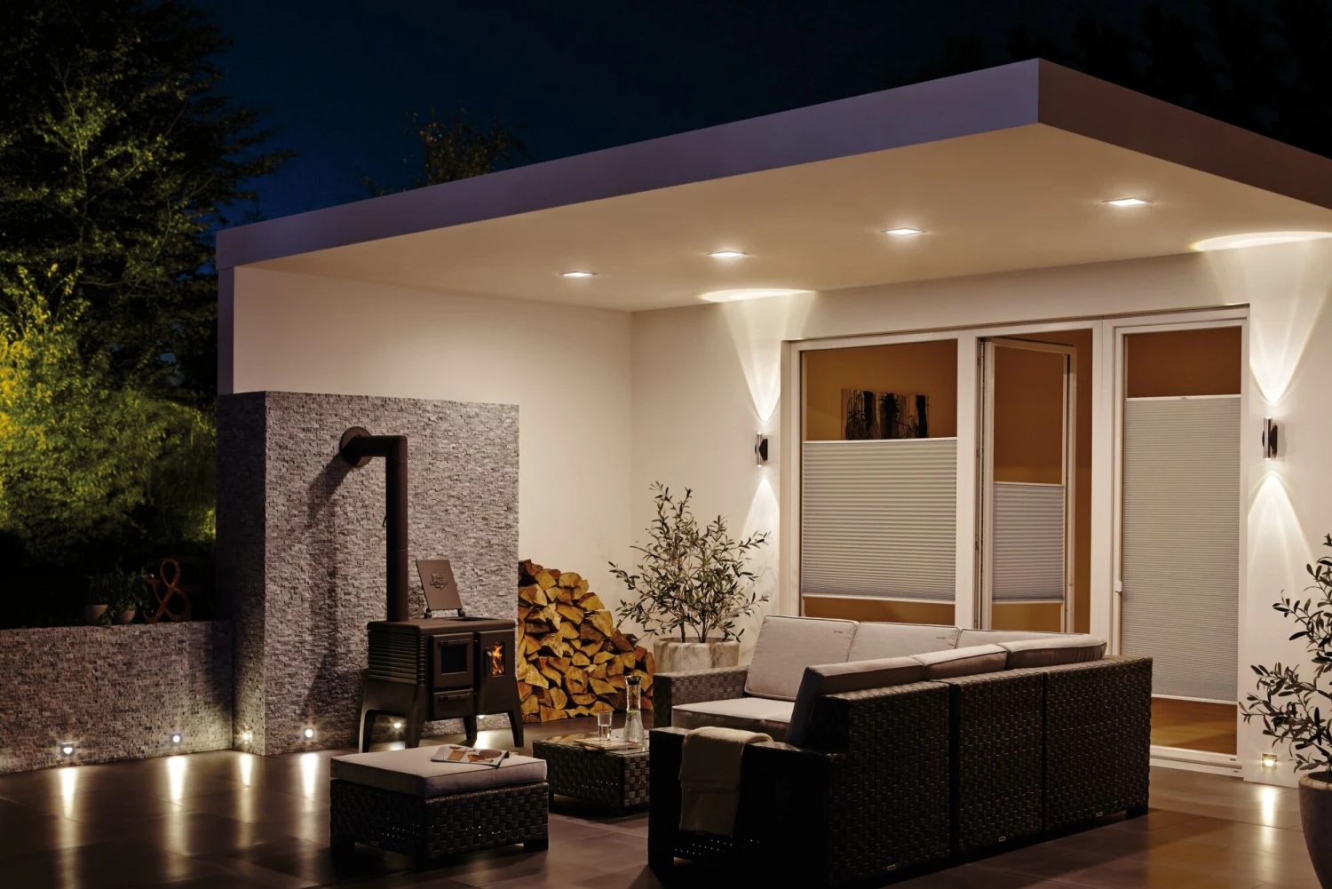 Paulmann LED Wandeinbauleuchte Special Line IP65 Rund 76mm 1,4W 60lm 230V 4000K Opal - Image 5