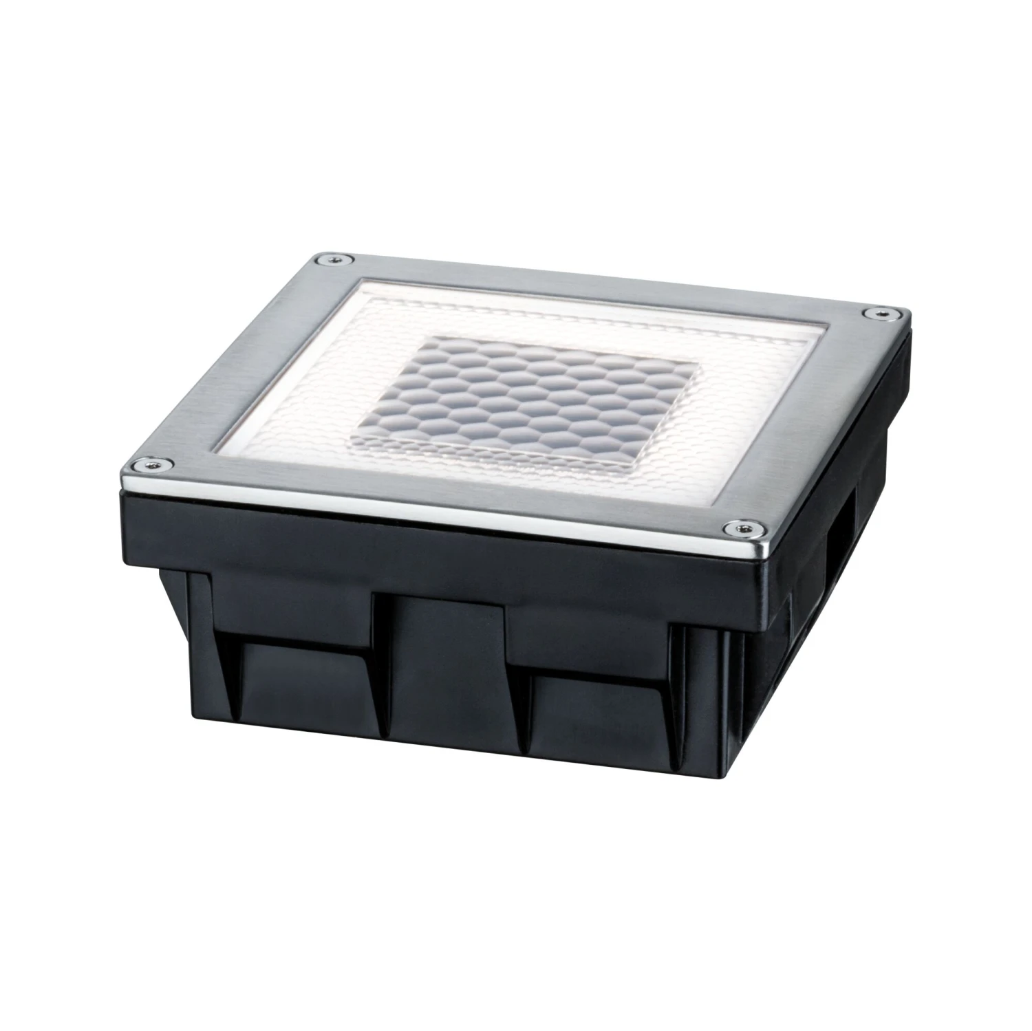 Paulmann Solar LED Bodeneinbauleuchte LED Bodeneinbauleuchte Cube IP67 2700K 3,6lm Edelstahl/Klar