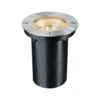 Paulmann LED Bodeneinbauleuchte LED Bodeneinbauleuchte IP67 Rund 110mm 2700K 1,2W 20lm 230V Edelstahl Metall