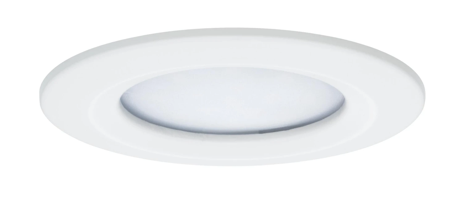Paulmann LED Einbauleuchte Nova Plus Coin Einzelleuchte Starr IP44 Rund 78mm Coin 6W 470lm 230V Dimmbar 2700K Weiß Matt - Image 4
