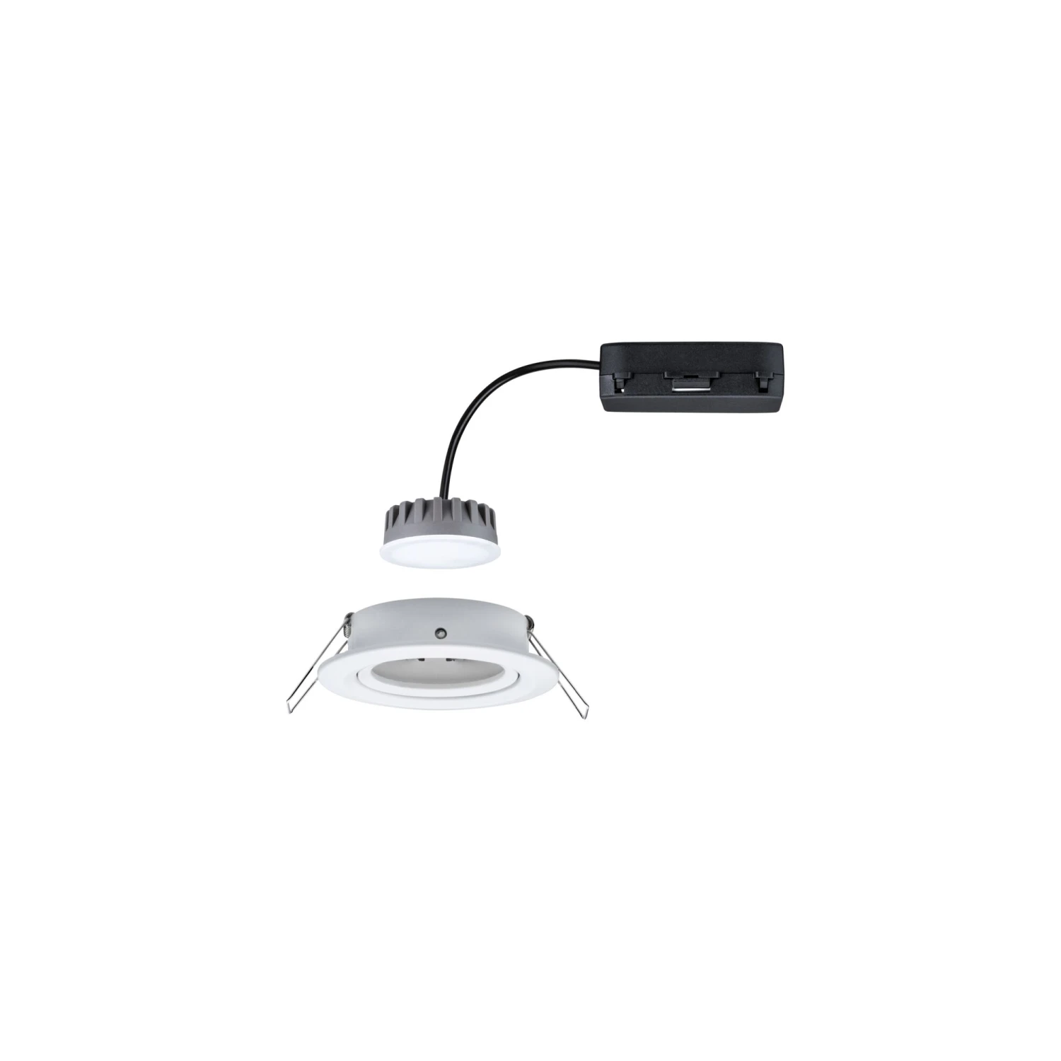 Paulmann LED Einbauleuchte Nova Plus Coin Einzelleuchte Schwenkbar Rund 84mm 50° Coin 6W 470lm 230V Dimmbar 2700K Weiß Matt - Image 5