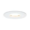 Paulmann LED Einbauleuchte Nova Plus Coin Starr IP65 Rund 78mm Coin 6W 470lm 230V Dimmbar 2700K Weiß Matt