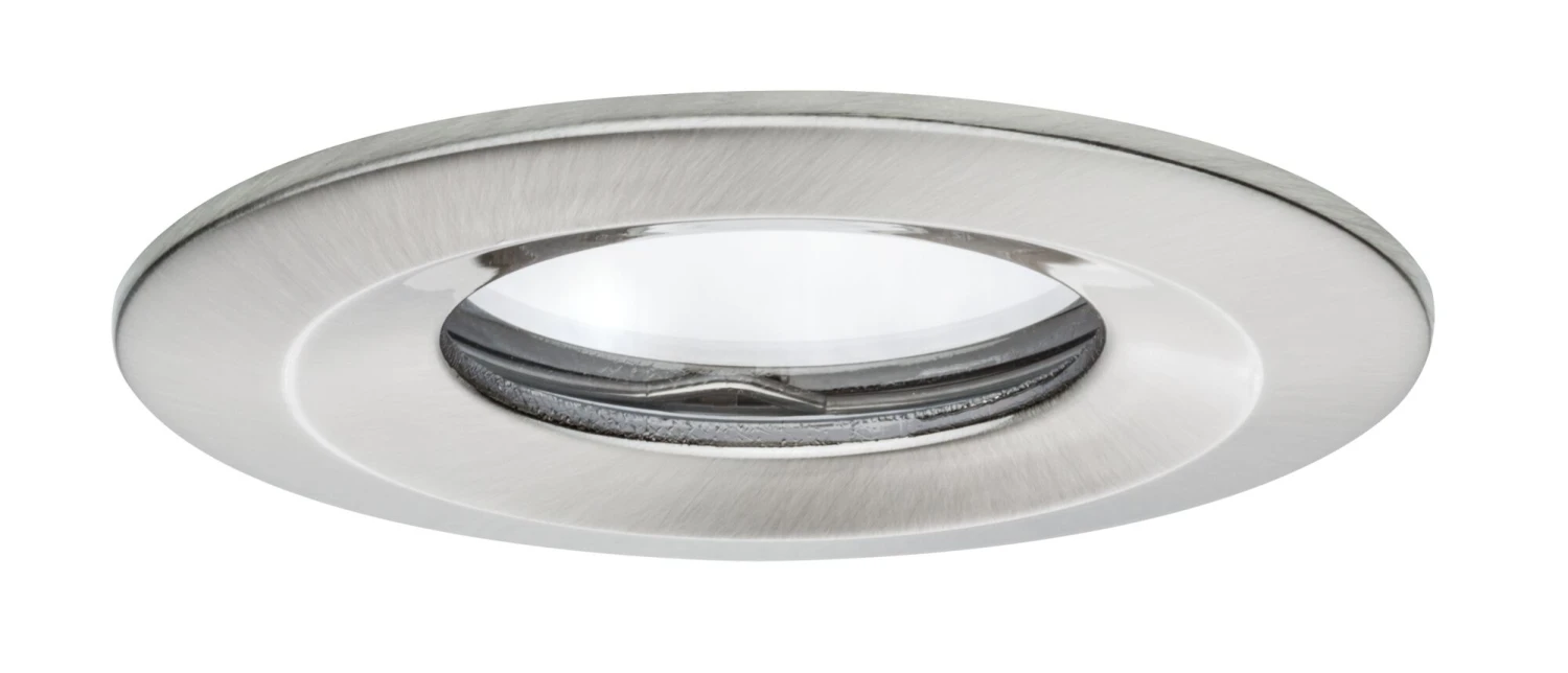Paulmann LED Einbauleuchte Nova Plus Coin Starr IP65 Rund 78mm Coin 6W 470lm 230V Dimmbar 2700K Eisen Gebürstet - Image 5
