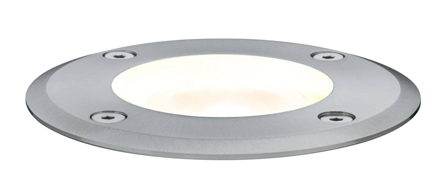 Paulmann LED Bodeneinbauleuchte LED Bodeneinbauleuchte IP67 Rund 108mm 3000K 3,5W 230lm 230V Edelstahl Metall – Bild 4