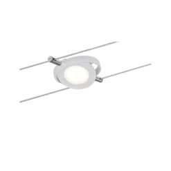 Paulmann LED Seilsystem RoundMac Einzelspot 200lm 4W 2700K 12V Weiß Matt