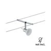 Paulmann Seilsystem Sheela Einzelspot GU5,3 Max. 10W Dimmbar 12V Chrom Matt/Opal