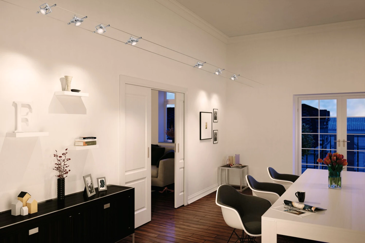 Paulmann Standard 12V LED Reflektor 3er-Pack 3x450lm 3x6W 2700K Chrom – Bild 3